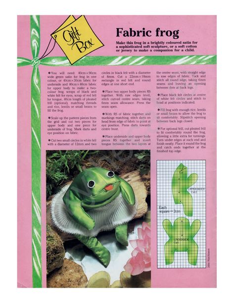 Frog Sewing Pattern, Frog Sewing, Tiny Crafts, Frog Ornaments, Frog Pattern, Textiles Art, Frog Gifts, Raw Fabric, Cute Sewing Projects