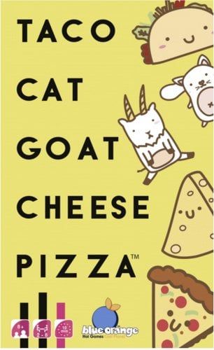 Taco Cat Goat Cheese Pizza a book by Dolphin Hat Games Taco Cat Goat Cheese Pizza, Pizza Card, Exploding Kittens Card Game, Goat Cheese Pizza, Still Game, Pizza Games, Taco Pizza, Taco Cat, Exploding Kittens