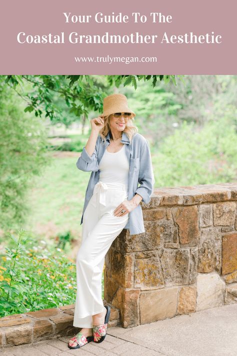 Coastal Grandmother Summer Outfits, Coastal Grandmother Aesthetic Outfits Summer, Costal Grandmother Outfit, Coastal Grandmother Fashion, Coastal Grandmother Winter Outfits, Costal Grandma Aesthetic Outfits Summer, Costal Grandmother Aesthic, Hamptons Style Clothes, Coastal Style Outfits