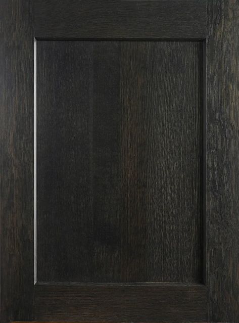 Black Wood Stain, Kitchen Renovation Inspiration, White Oak Kitchen, Beautiful Kitchen Cabinets, Shaker Door Styles, Black Dishwasher, Stained Doors, Cabinet Door Styles, Staining Cabinets