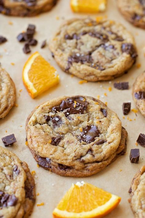 *COPIED    Orange Dark Chocolate Chunk Cookies | lifemadesimplebakes.com Chewy Orange Cookies, Orange Dark Chocolate, Chocolate Orange Cookies, Orange And Chocolate, Dark Chocolate Chip Cookies, Orange Cookies, Dark Chocolate Cookies, Orange Chocolate, Slow Cooker Desserts