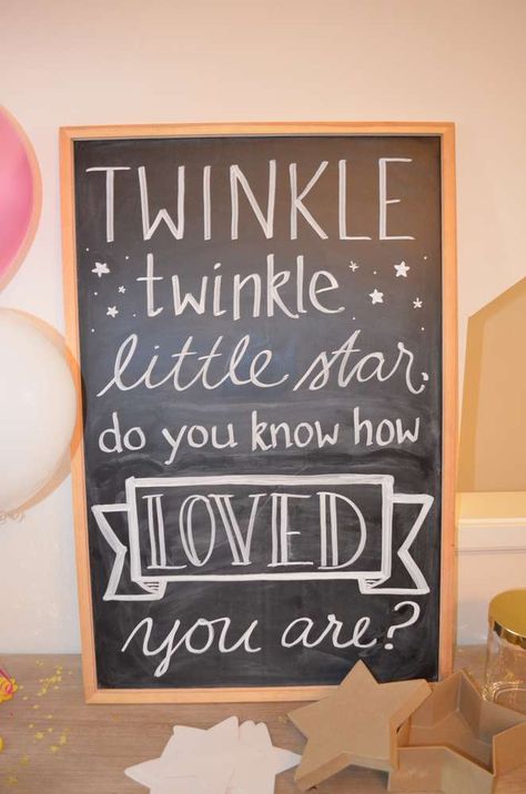 Amelia's Twinkle Twinkle Little Star Baby Shower | CatchMyParty.com pink gold silver aqua blue glitter Baby Shower Quotes, Shower Quotes, Star Baby Shower Theme, Fiesta Shower, Boy Baby Shower Ideas, Twinkle Twinkle Baby Shower, Moon Baby Shower, Cool Baby, Fiesta Baby Shower