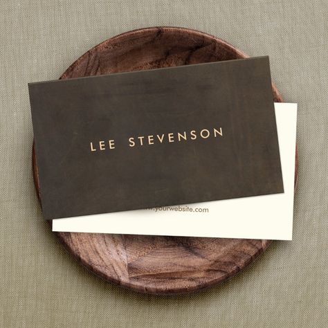 Business Cards With Picture, Pmu Business Card, Textured Business Cards, Brown Branding Design, Luxurious Business Cards, Dark Brown Wedding, Masculine Business Cards, Interior Design Business Card, Brown Branding