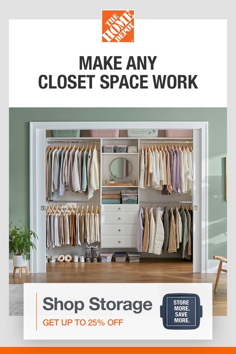 Closet Storage Solutions, Home Storage Hacks, Closet Evolution, Small Closet Makeover, Easy Closet Organization, Organizing Closet, Closet Storage Systems, Ideas Closet, Storage Solutions Closet