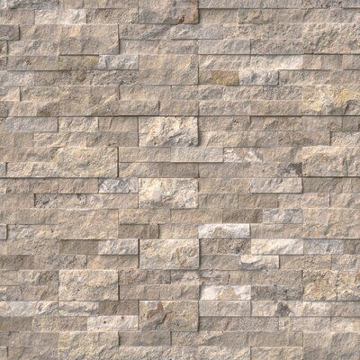 Allow your space to stand out with the natural stacked stone split face panels. This aesthetically pleasing 3D natural ledger stone tile is layered and textured with a ravishing coat that allows a variety of environments to shine. Its strips of stone are glued together for easy installation. It can be laid in a pattern or single layout and is suitable for residential and commercial installations. Note: Natural stone products are subject to variation in color, shade, finish, etc. It’s recommended Fireplace Walls, Pavilion Ideas, Travertine Wall, Stacked Stone Panels, Eldorado Stone, Slate Wall Tiles, Travertine Wall Tiles, Porch Sitting, Travertine Floors