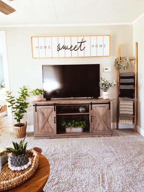 Beside The Tv Decor, Next To Tv Stand Decor, Wall Behind Tv Decor Living Rooms, Beside Tv Wall Decor, Behind The Tv Decor Ideas, Living Room Wall Decor Ideas Above Tv, Wall Above Tv Decorating, Under The Tv Decor, Behind The Tv Wall Decor