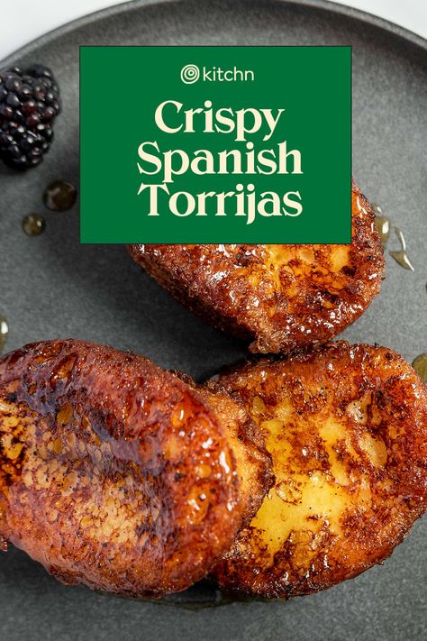 For the Most Custardy French Toast of Your Life, Cook It Like the Spanish Do Spanish French Toast, French Toast Tortilla, Italian Brunch Recipes, Custardy French Toast, Spanish Breakfast Recipes, French Toast Bites Recipe, Spanish Breakfast, French Toast Bites, Spanish Desserts