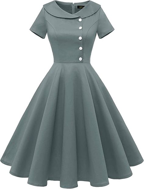 Wedtrend Women's 1950s Vintage Audrey Hepburn Style Cocktail Swing Dresses 1950s Cocktail Party, Vintage Audrey Hepburn, Audrey Hepburn Dress, Hepburn Dress, Party Dress For Women, Space Dress, Teacher Dresses, 1950’s Fashion, Audrey Hepburn Style