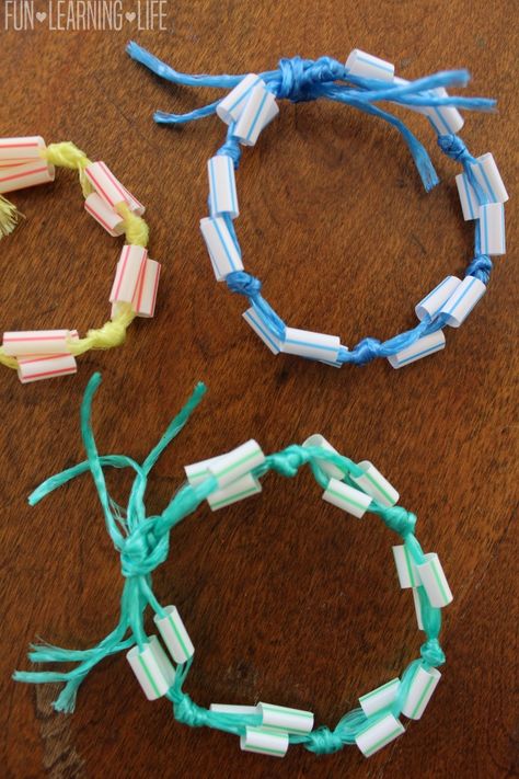 Straw Bracelet Craft Inspired by Disney Channel's Andi Mack! - Fun Learning Life Straw Bracelet, Peyton Elizabeth Lee, Origami Sheets, Cross Stitch Material, Cool Crafts, Andi Mack, Bracelet Craft, Good Luck Charlie, Kids Around The World