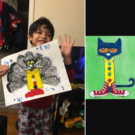 Pete the Cat turkey in disguise project Pete The Cat Turkey In Disguise, Pete The Cat Pilgrim Craft, Pfp Pete The Cat, Pete The Cat Saves Christmas, Pete The Cat Too Cool For School, Turkey Disguise Project, Turkey Project, Turkey Disguise, Pete The Cat