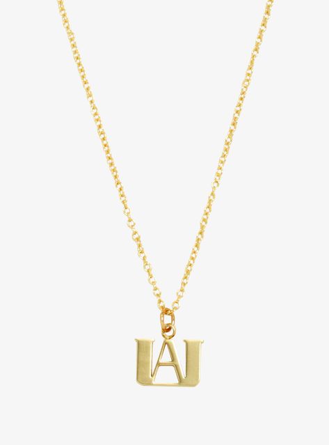 Ayato's necklace that made her want to go to UA to find out more about her parents. (My Hero Academia UA Logo Dainty Necklace) Emerald Necklace Gold, Necklace Gold Diamond, Floating Diamond Necklace, Diamond Bar Necklace, Anime Jewelry, Dainty Diamond Necklace, Smink Inspiration, Coin Pendant Necklace, Diamond Solitaire Necklace