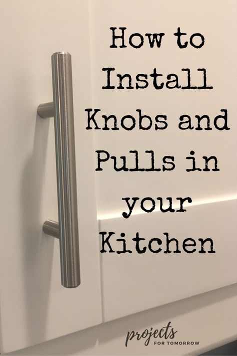 Installing kitchen hardware doesn't have to be difficult. These DIY tips will help anyone with a drill install kitchen knobs and pulls. On a budget, installing kitchen hardware yourself is a great way to save money! How To Install Hardware On Cabinets, Installing Hardware On Kitchen Cabinets, Installing Kitchen Cabinet Hardware, How To Put Handles On Kitchen Cabinets, Installing Cabinet Pulls, How To Install Kitchen Cabinet Handles, How To Install Cabinet Handles, How To Install Cabinet Pulls, How To Install Cabinet Hardware