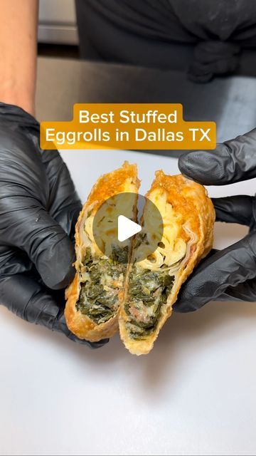 Collard Green Egg Roll Recipe, Jerk Egg Rolls, Sweet Eggrolls, Collar Greens, Greens With Smoked Turkey, Ghost Kitchen, Food Egg, Dallas Food, Egg Roll Recipes