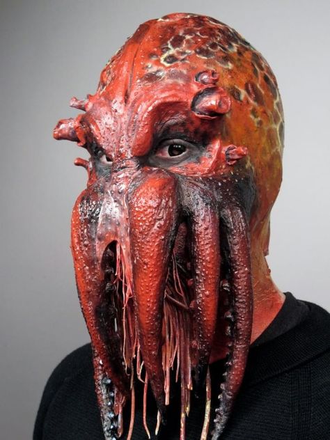 Sea Monster << possibly Zoidberg (because why not?) Trick Photography, Spfx Makeup, Monster Makeup, Prosthetic Makeup, Movie Makeup, Special Makeup, Special Fx Makeup, Horror Makeup, Theatrical Makeup