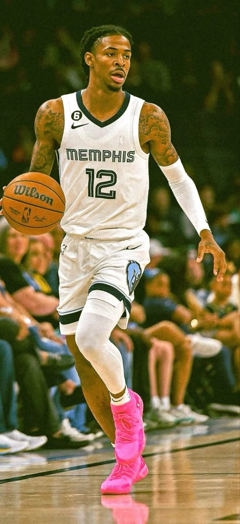 Ja Morant Wallpaper Iphone, Hoop Aesthetic, Ja Morant Wallpaper, Nba Aesthetic, Ja Morant Style, Best Nba Players, Basketball Background, Nba Stephen Curry, Nfl Photos