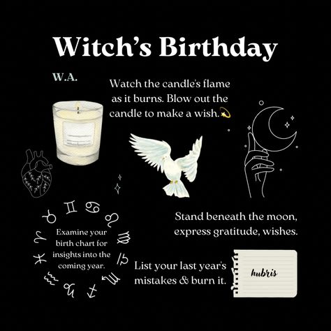 Wiccan Birthday Blessing, Birthday Magic Quotes, Birthday Manifestation Ritual, Group Rituals Witchcraft, 1st Of The Month Witchcraft, Witch’s Birthday, Birthday Spells And Rituals, Witchy 21st Birthday, Spells To Do On Your Birthday