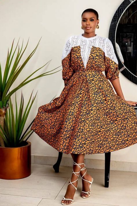 Simple Ankara Gown Styles, Simple Ankara Gowns, Robes Wax, Long Gown Styles, African Wears, Midi Gown, Ankara Long Gown, Ankara Short Gown Styles, Ankara Long Gown Styles