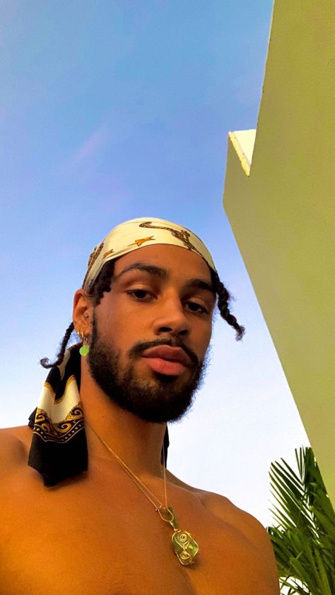 Spiritual Men Aesthetic, Wizkid Fashion, Caribbean Men, Hair Like Wool, Vacation Outfits Men, Middle Eastern Men, Black Dude, Mens Braids, Mens Braids Hairstyles