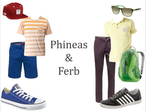 Phineas And Ferb Inspired Outfits, Casual Halloween, Phineas Y Ferb, Phineas And Ferb, Family Photos, Outfit Inspirations, Clothes