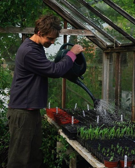 Man Gardening Aesthetic, Julius Roberts, My Silence, Veg Patch, Farm Lifestyle, Living Off The Land, New Roots, Slow Life, Linen Sheets