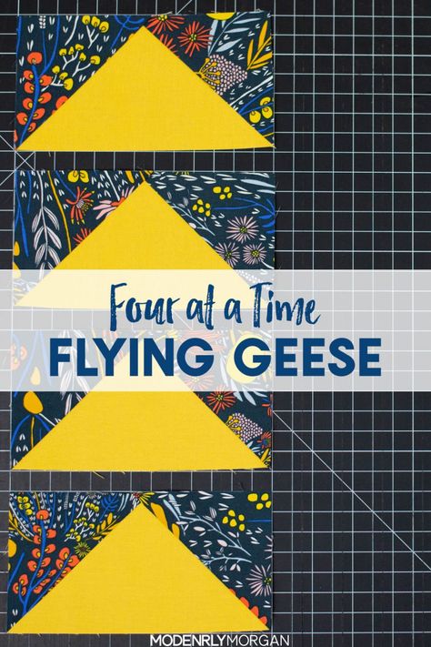 Flying Geese Quilt Pattern, No Waste Flying Geese, Flying Geese Tutorial, Geese Quilt Pattern, Colchas Quilting, Cherry Delight, Chocolate Lasagna, Flying Geese Quilt, Quilt Border