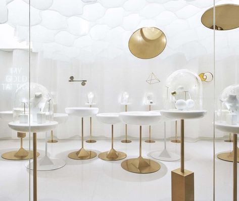 Interior Design architecture and design | ArchDaily Jewelry Store Interior, Jewelry Booth, Rest Room, Jewelry Store Design, Jewellery Shop Design, Washroom Design, Jewelry Displays, Interior Display, Jewelry Boutique