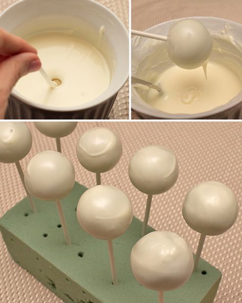 Cake Pops Step By Step, Cake Pop Receita, Cake Pop Recipe Easy, Make Cake Pops, Cakes To Make, Cake Ball, Cake Pops How To Make, Basic Cake, Bake Cake