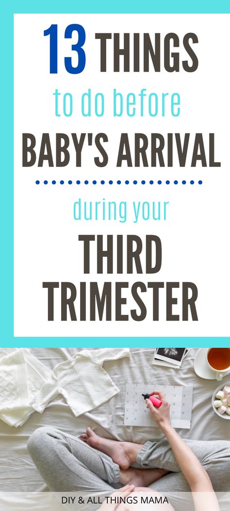 To Do Before Baby Arrives, Trimester To Do List, Trimester Checklist, Third Trimester Checklist, Third Trimester Pregnancy, Maternity Pads, Pregnancy Calculator, Pregnancy Checklist, To Do Checklist