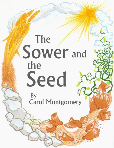 Parable Of The Seeds Craft, The Parable Of The Sower Craft, Planting Seeds Bible Lesson, The Sower And The Seed, Parable Of The Sower And The Seeds, Parable Of The Seeds, Parable Of The Sower For Kids, Farm Vbs, The Parable Of The Sower