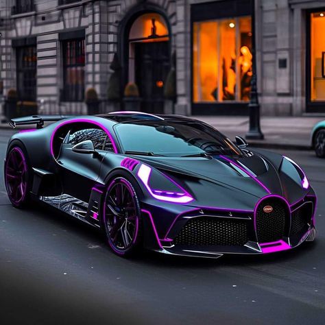 Xe Bugatti, Super Car Bugatti, Fast Sports Cars, Bugatti Cars, Exotic Sports Cars, Super Luxury Cars, Fancy Cars, Bugatti Veyron, Pretty Cars