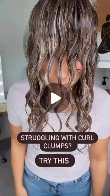 Claire 🇬🇧 on Instagram: "STRUGGLING WITH CURL CLUMPS?…TRY THIS 🙌

First things first..I want you to know my clumps don’t stay fully intact through the drying process and that’s ok!

📌Curly tip: never force your curls into something they aren’t!

🙌 Using the brush as tension underneath and on top of the hair seems to help my curls find their “home” a little easier and creates a more sturdy clump 

I like movement at my root area and prefer my my curls to start further down however this technique can be applied to sections of the hair to create curl formation from the root.

Finally don’t get hung up on the size of your clumps either.. big or small, equally beautiful!

#curlclumps #caringforcurls #stylingcurlyhair #curlscurlscurls #curlsunderstood #curlsgoals #washdaytip #curlyhairgoals How To Make My Natural Curls Pop, Curl Clumping Tips, Plump Method Curls, Finger Curls Natural Hair, Curl Clumps, Curly Hair Overnight, Dry Curly Hair, How To Get Bigger, Hair Color Underneath