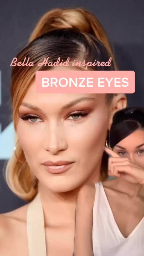 Bella Hadid Makeup, Bronze Makeup, Makeup Tutorial Video, Makeup Blogger, Makeup Blog, Kiss Makeup, Eyes Makeup, Makeup Forever, Makeup Goals