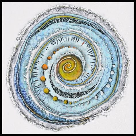 Spiral Art, Circular Art, How To Stitch, Stitching Projects, Creation Art, Art Textiles, Circle Art, Symphony Orchestra, Art Textile