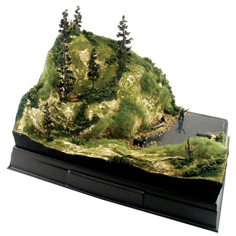 School Display, Animal Habitat, School Displays, Landscape Model, Model Train Sets, Wargaming Terrain, Animal Habitats, Model Train Layouts, School Project