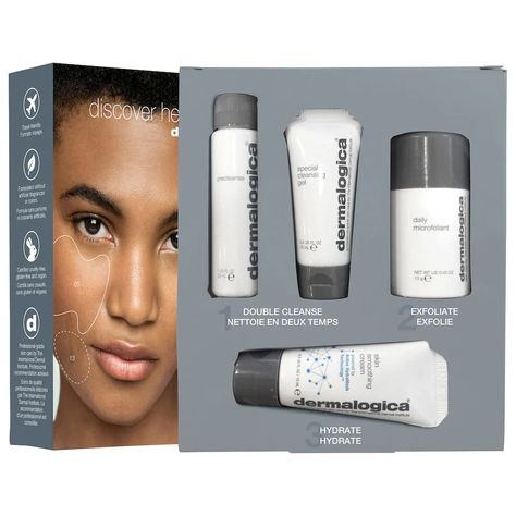 Discover Healthy Skin Kit - Dermalogica | Sephora Dermalogica Precleanse, Dermalogica Special Cleansing Gel, Daily Microfoliant, Dermalogica Daily Microfoliant, Deep Cleansing Oil, Arnica Montana, Skincare Gift Set, Lavandula Angustifolia, Skin Care Kit