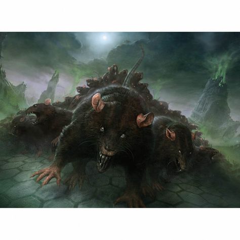 Giant Rat Art, Rat Monster, Rat Art, The Masters, Magic Art, Monster Art, Art Google, Magic The Gathering, The Gathering