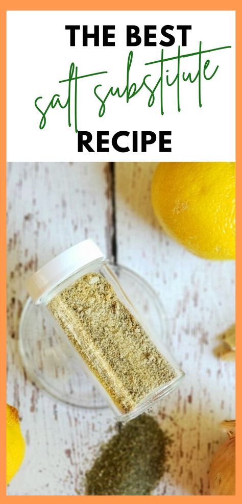 Homemade salt substitute ingredients How To Flavor Food Without Salt, Salt Free Ranch Seasoning, Salt Substitute Recipes, Homemade Salt Free Seasonings, Low Sodium Seasoning Blends, Salt Substitute Seasoning, No Salt Seasoning Recipes, Salt Free Seasoning Blends, Salt Free Snacks