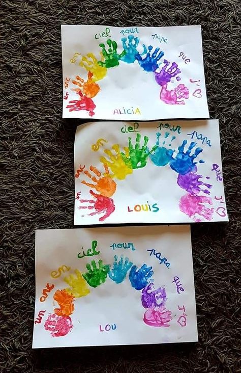 Footprint Art, Rainbow Crafts, Mothers Day Crafts For Kids, Daycare Crafts, Rainbow Theme, Handprint Art, Mothers Day Crafts, Preschool Art, Baby Crafts