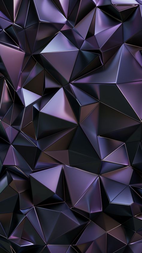 Stunning geometric purple wallpaper for iPhone and Android. 🌟📲 Purple Wallpaper For Iphone, 3d Lockscreen, Marble Aesthetic, Vintage Blog, Wallpaper For Iphone, Purple Design, Material Textures, 3d Object, Graphic Wallpaper