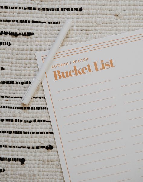 printables Archives - almost makes perfect Bucket List Wallpaper, Seasonal Bucket List, Fall Bucket List Printable, Perfect Bucket List, Bucket List Printable, Winter Drawings, Notes App, Winter Bucket List, Winter Girl