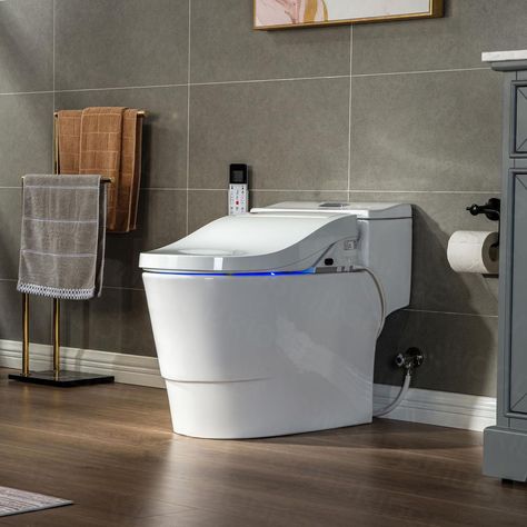 Bidets In Bathrooms, Low Profile Toilet, Fancy Toilets, Toilets With Bidet, Kohler Bidet Toilet, Toto Toilet With Bidet, Comfort Height Toilet, Japanese Bidet Toilet, Toto Washlet Bidet