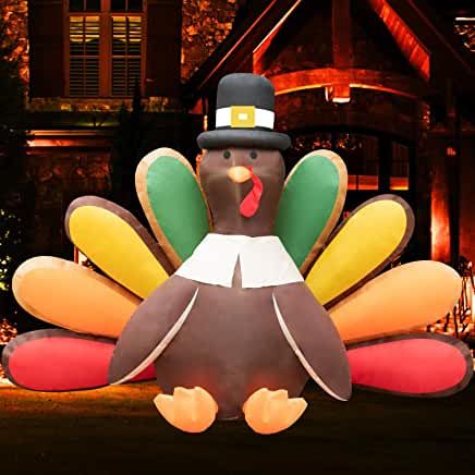 Amazon.com: outdoor inflatable decorations Thanksgiving Inflatables, Fraser Hill, Thanksgiving Decorations Outdoor, Outdoor String Lights Patio, Harvest Celebration, Outdoor Inflatables, Inflatable Decorations, Porch And Balcony, Outdoor Lawn