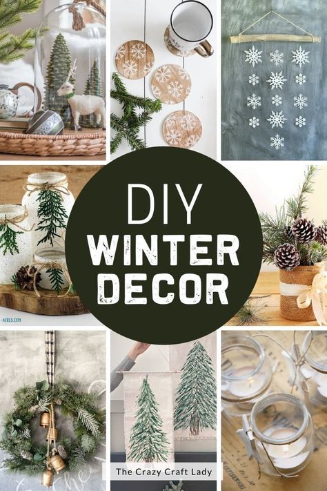 18 DIY Winter Decorations to Keep Cozy after the Holidays Winter After Christmas Decor, Diy Winter Decorations, Diy Winter Decor, Winter Displays, Winter Decor Ideas For The Home, After Christmas Decor, Decor After Christmas, January Decor, January Decorations