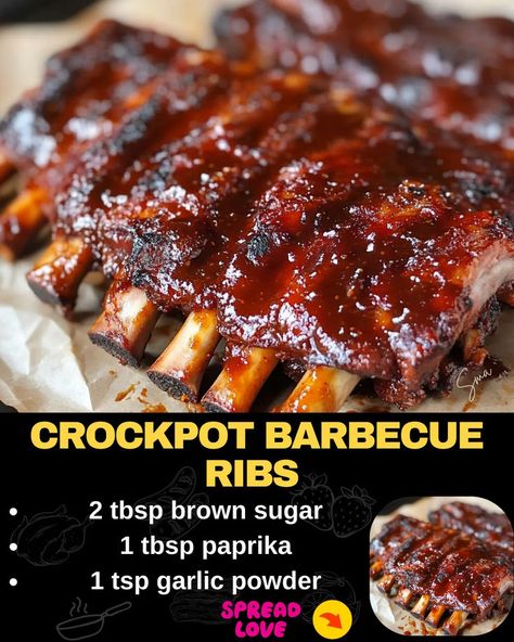 Crockpot Barbecue Ribs Barbecue Ribs In Crockpot, Crockpot Pork Ribs, Crockpot Barbecue, Pork Spare Ribs Recipe, Slow Cooker Ribs Recipe, Beef Tips And Noodles, Barbecue Ribs Recipe, Barbecue Pork Ribs, Rib Sauce