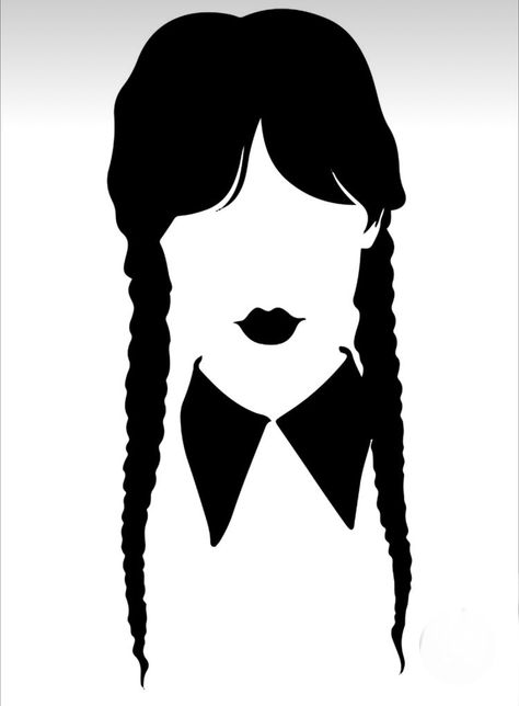 Wednesday Addams Cricut, Wednesday Addams Silhouette, Family Doodle, Addams Family Theme Party, Wednesday Addams Party, Neon Pool Parties, Projet Cricut, Cookie Halloween, Addams Family Theme