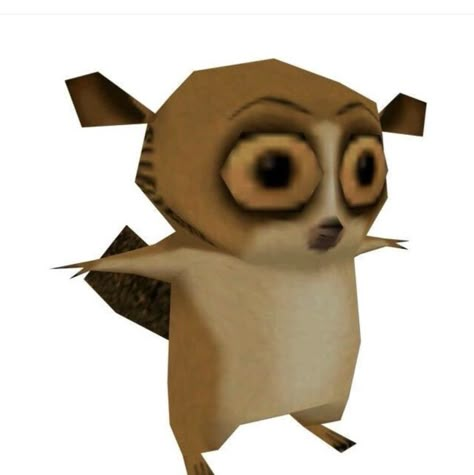 Ps2 Character, Meme Pp, Low Poly Animals, Poly Animals, Meme Base, Pp Random, King Julian, Anime Hello Kitty, King Julien