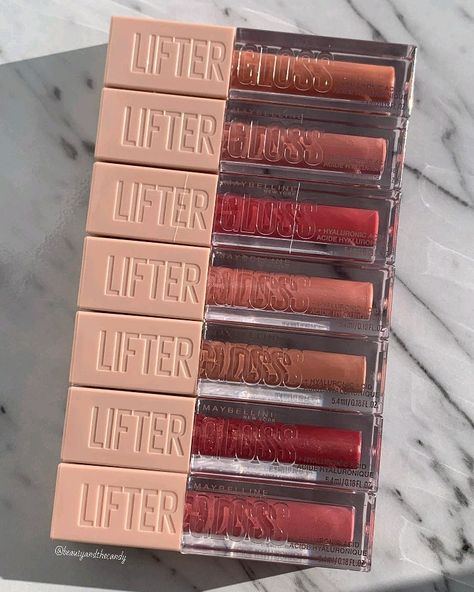 Trucco Glam, Maybelline Lifter Gloss, Profumo Victoria Secret, Maybelline Lifter, Lifter Gloss, Makeup List, Make Up Inspiration, Hydrating Lip Gloss, Fancy Makeup