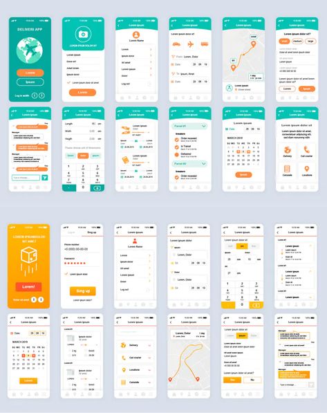 Application Ideas Mobile, App Display Design, Application Design Ideas, Web Page Design Layout, Phone Ui Design, App Page Design, Phone App Design, Ui Ux Design Website, Ux Design Website