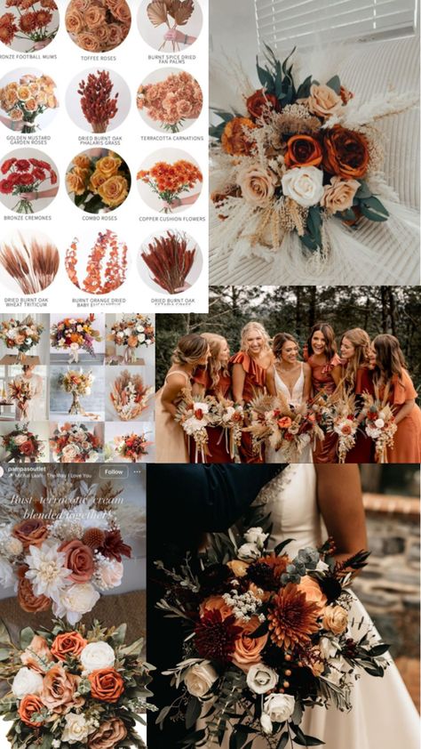 Burgundy October Wedding, Rustic Wedding Theme Colors Summer, Nov Wedding Ideas, Fall Wedding Boho Bohemian Style, Fun Fall Wedding Ideas, August Rustic Wedding, Fall Sunflower Wedding Colors, October Themed Wedding, Rustic Fall Wedding Aesthetic