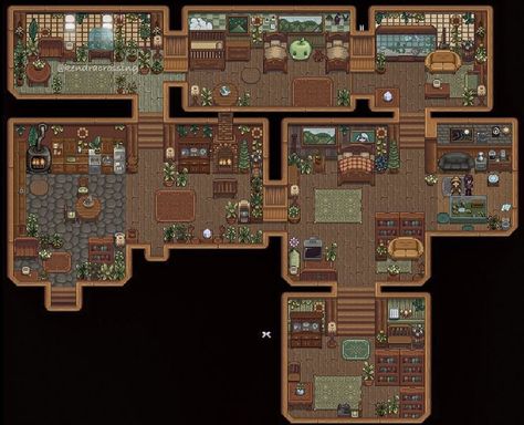 Stardew House Design, Stardew House, Stardew Valley Design, Stardew Layout, Stardew Valley House, Farm Layouts, Stardew Farm, Stardew Farms, Stardew Valley Ideas